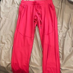 Pink buff bunny joggers
